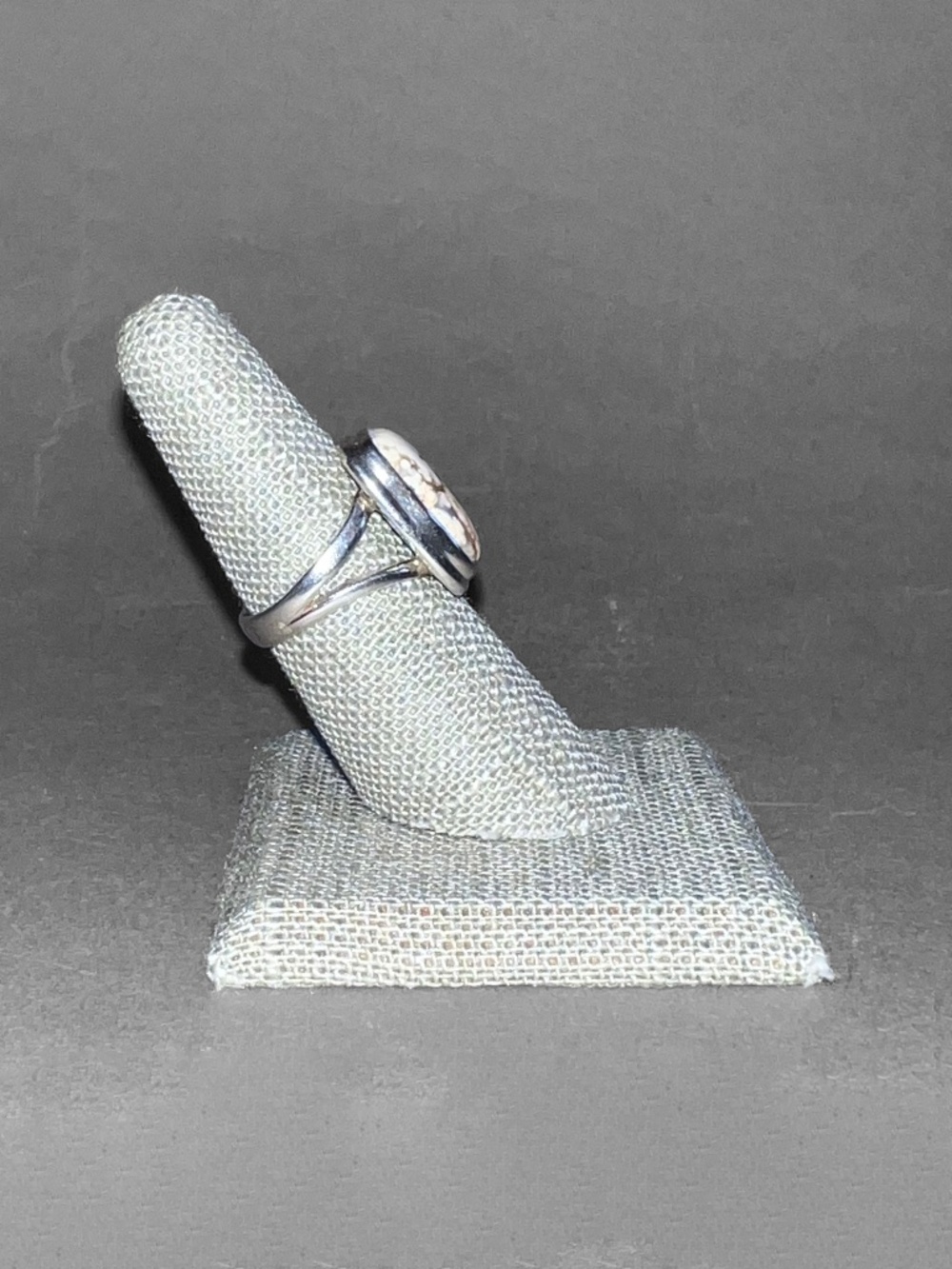 Rectangular Ocean Jasper Ring - Picture 8 of 9